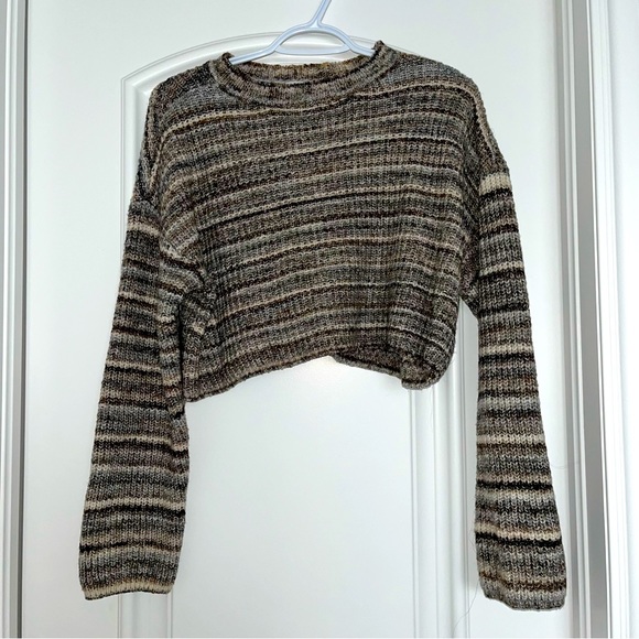 Garage Cropped Oversized Sweater (Size S) - Picture 1 of 2
